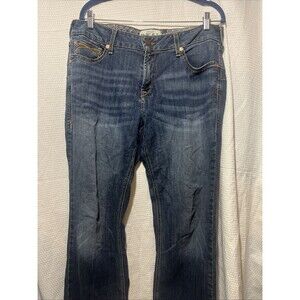 Ariat REAL Denim Women's Blue Jeans 33R. Mid Rise Straight